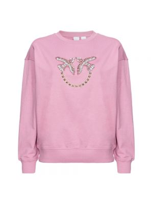 Bluza dresowa Pinko różowa