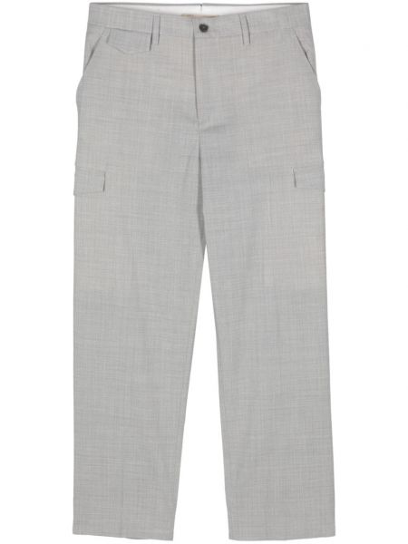 Pantalon cargo à motif mélangé Briglia 1949 gris