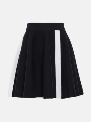 Βαμβακερή φούστα mini Jw Anderson μαύρο