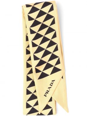 Schal mit print Prada