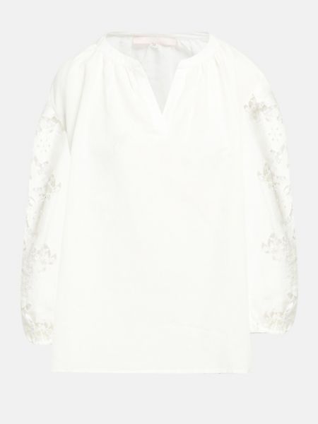 Льняная блузка-рубашка Valérie Khalfon, Wool White