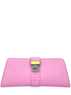 Кожени чанта тип „портмоне“ от изкуствена кожа Msgm розово