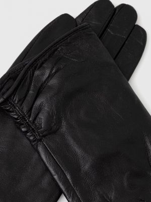 Usnjene rokavice Answear Lab črna