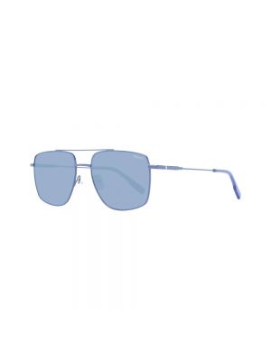 Okulary przeciwsłoneczne Hackett niebieskie