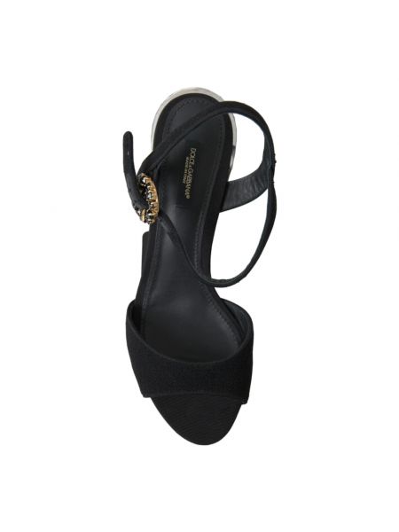Calzado con tacón de tacón alto Dolce & Gabbana negro