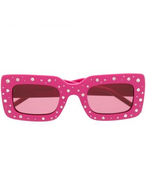 Слънчеви очила с кристали Carolina Herrera розово