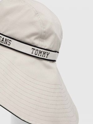 Čepice Tommy Jeans béžový