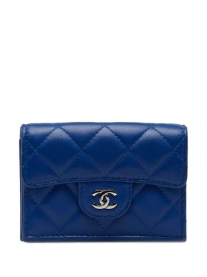 Portafoglio Chanel Pre-owned blu