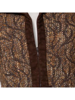 Chaqueta de lana Valentino Vintage marrón