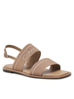 Sandále Calvin Klein - hnedá