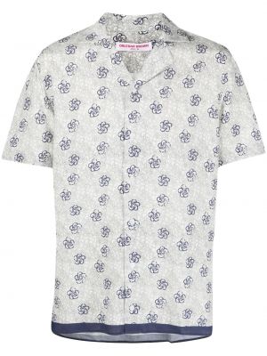 Koszula w kwiatki z nadrukiem Orlebar Brown