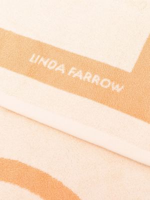 Peignoir à imprimé Linda Farrow orange