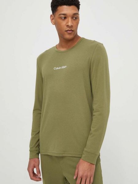Лонгслив с длинным рукавом Calvin Klein Underwear зеленый