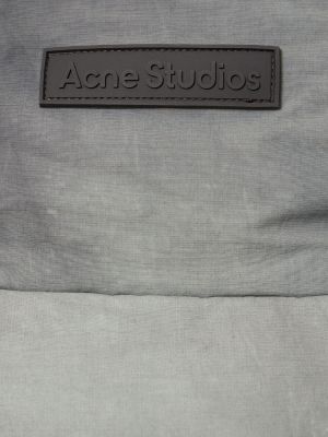 Páperová bunda Acne Studios sivá