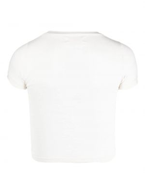 Kaschmir t-shirt Extreme Cashmere weiß