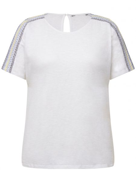 T-shirt Ulla Popken blanc