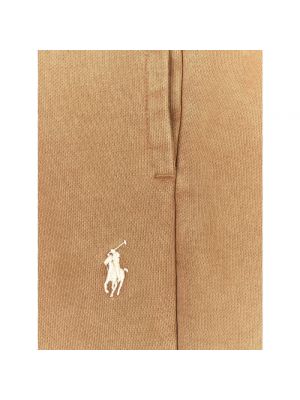 Pantalones de chándal de algodón Polo Ralph Lauren marrón