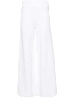 Pantalon droit en tricot P.a.r.o.s.h. blanc