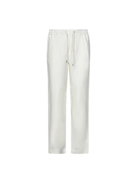 Proste spodnie Ralph Lauren białe