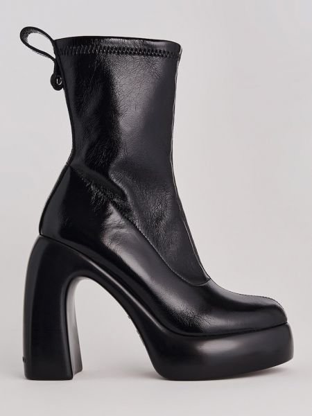 Ботинки из искусственной кожи чанки Karl Lagerfeld черные