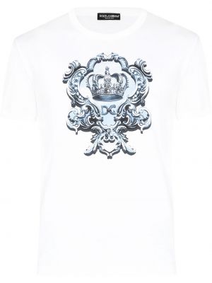 Camiseta con estampado Dolce & Gabbana azul