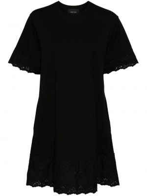 Βαμβακερή φόρεμα Simone Rocha μαύρο