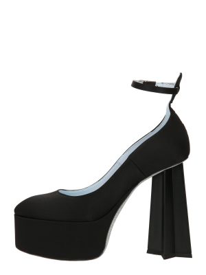 Pantofi cu toc cu stele Chiara Ferragni negru
