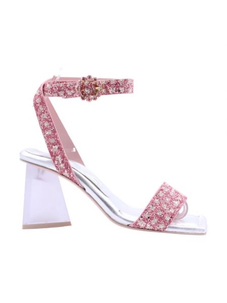 Elegante sandale mit absatz mit hohem absatz Ras pink