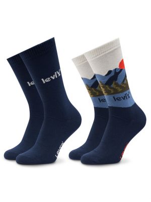 Ψηλές κάλτσες Levi's μπλε