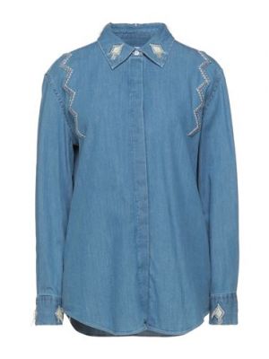 Camicia jeans di cotone Dondup blu