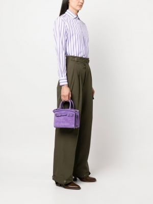 Shopper handtasche Ralph Lauren Collection lila