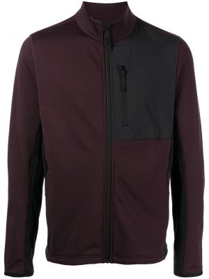 Fleece zip lang jakke Aztech Mountain lilla