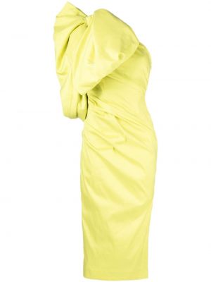 Midi obleka Rachel Gilbert rumena