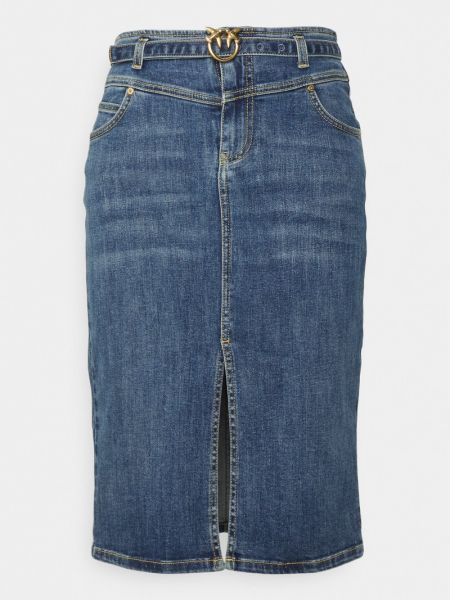 Spódnica jeansowa Pinko niebieska