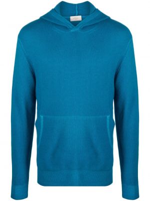 Woll hoodie Altea blau