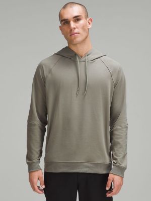 Пуловер с капюшоном Lululemon серый