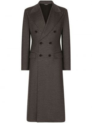 Kabát Dolce & Gabbana sivá