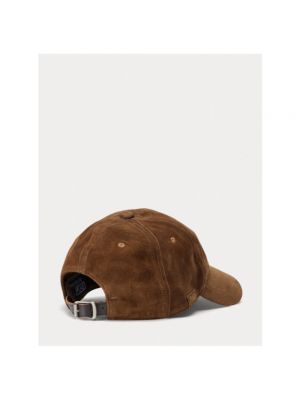 Gorra con bordado Polo Ralph Lauren marrón