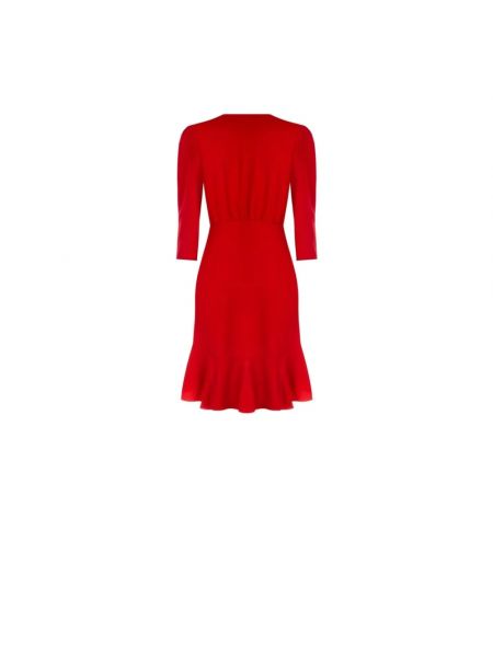 Mini vestido con volantes Rinascimento rojo