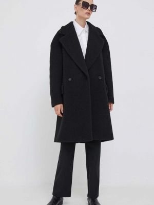 Oversized gyapjú kabát Joop! fekete