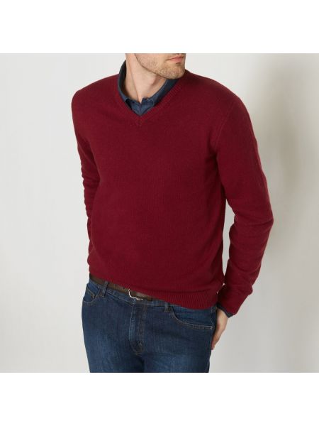 Шерстяной пуловер с V-образным вырезом La Redoute Collections