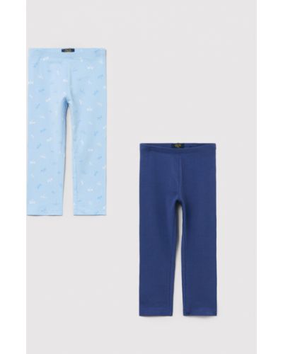 OVS 2 darab leggins 1483260 Kék Slim Fit