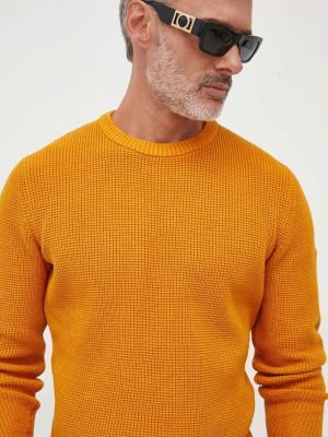 Sweter bawełniany Pepe Jeans żółty
