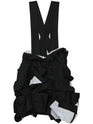 Asymetrické midi sukně Comme Des Garçons černé