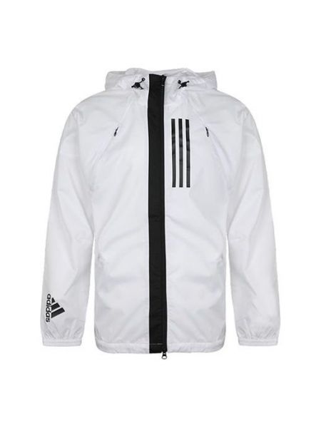 Куртка с капюшоном Adidas белая