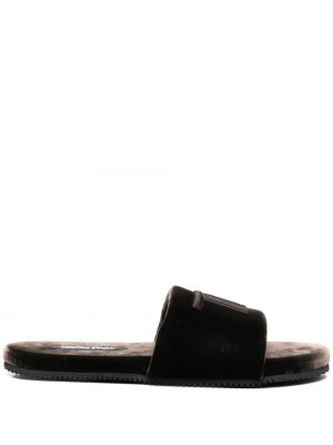 Brodert flip-flops Tom Ford brun