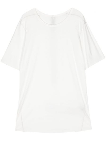 Kokvilnas t-krekls ar rāvējslēdzēju Isaac Sellam Experience balts