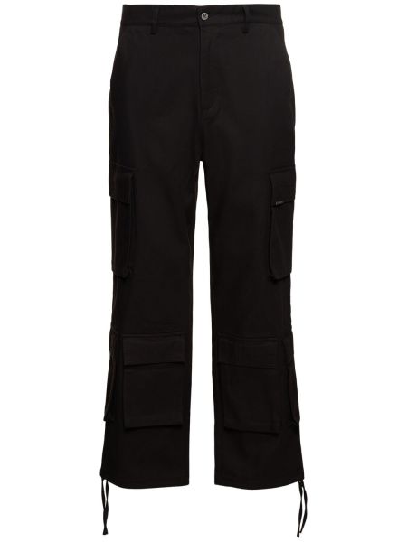 Pantalones cargo bootcut Represent negro