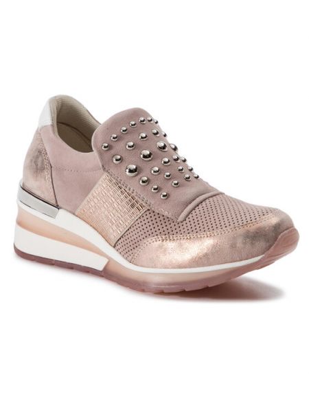 Różowe sneakersy Quazi