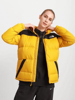 Зимова куртка The North Face, жовта